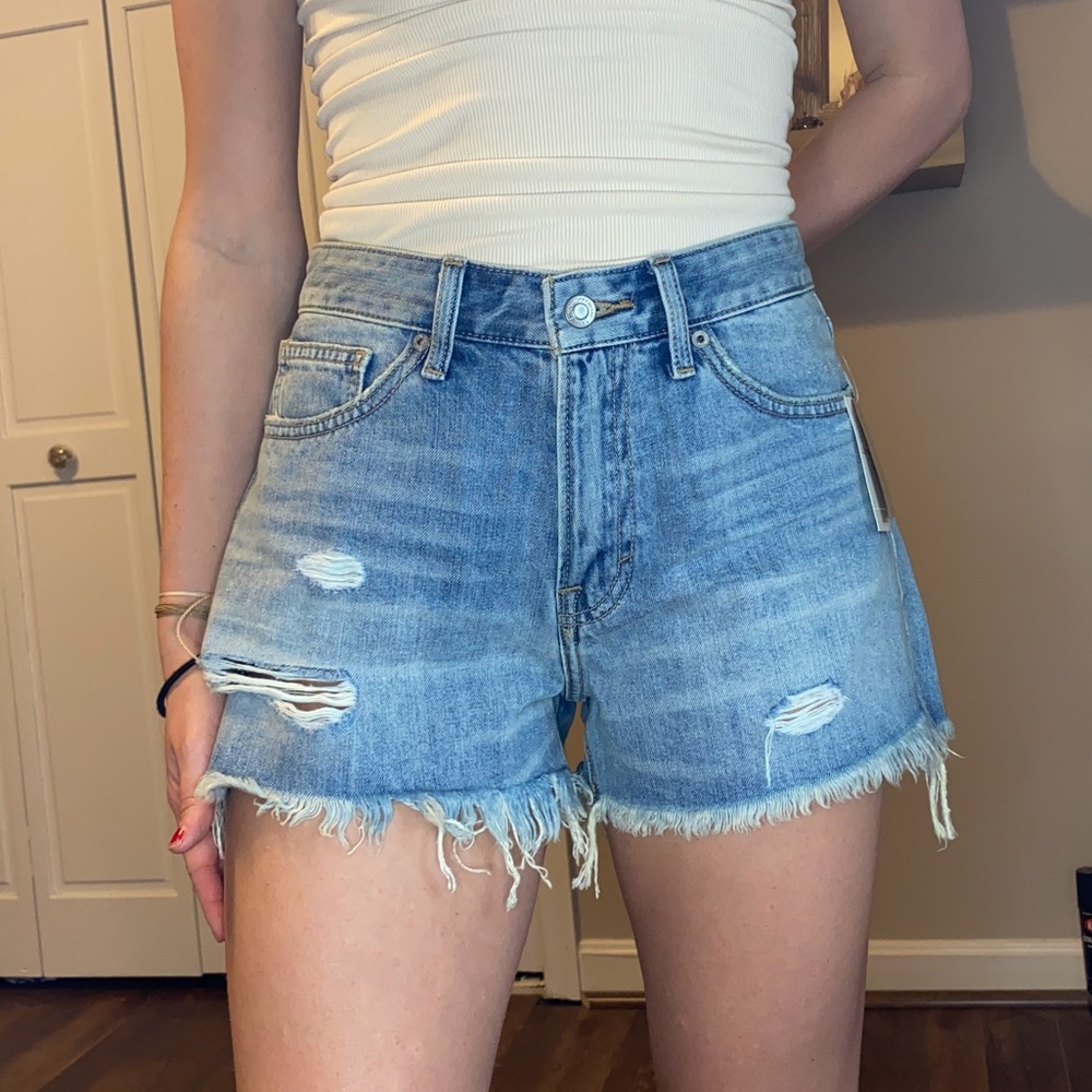 Lucky Brand Distressed Boyfriend Denim Short